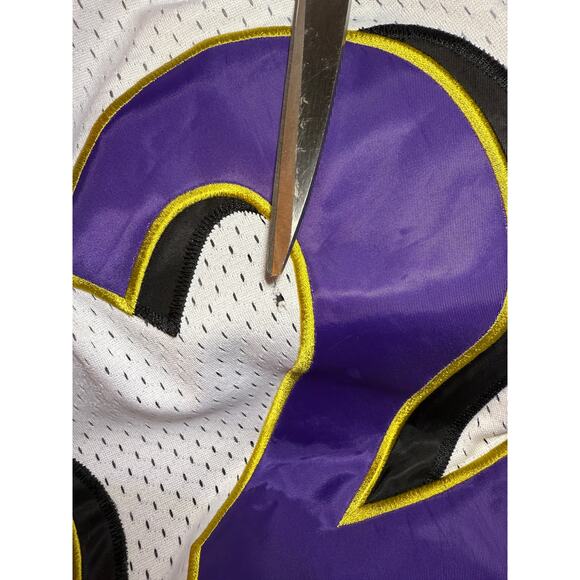 Nike White 7NFL Baltimore Ravens Ray Lewis #52 Home Football Jersey Mens XL - Picture 6 of 9